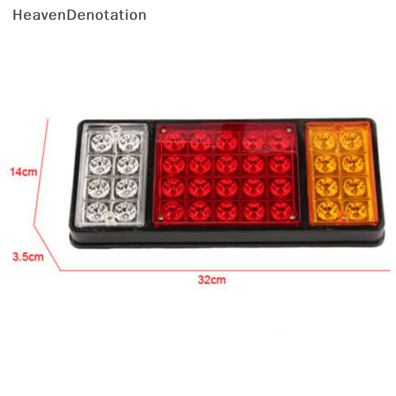 [HeavenDenotation] 12v 36LED Rear Tail Light Rem Stop Indikator Lampu Trailer Truk Van Caravan HDV