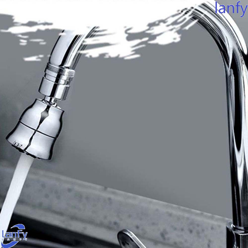 Lanfy Keran Air Bebas Tekuk 360derajat Nozzle Dapur Kamar Mandi Aerator Aksesoris Dapur Sink Faucet Sprayer