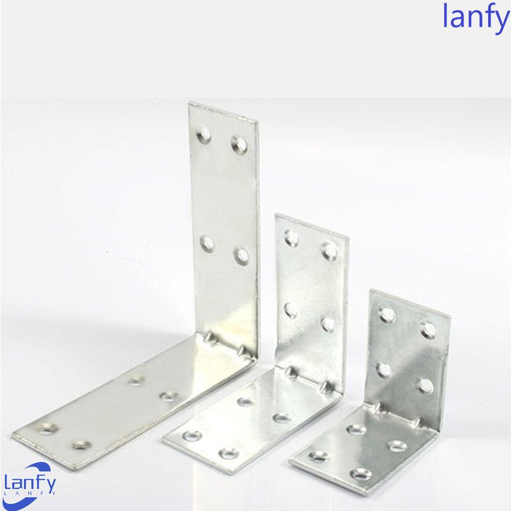 Lanfy Braket Sudut Penyangga Bentuk L Braket Sambungan Lemari Sudut Stand Pintu Furniture Sudut Konektor