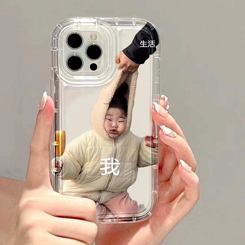 Casing Bayi Lucu Untuk OPPO A11K A16 A16K A16E A16S A5S A7 A12 A12S A54S A3S A5 A8 A9 A9X A11 A11X A57 A57E A57S A17 A17K A74 A76 A77 A77S A94 A95 A96 Airbag Shockproof Cover