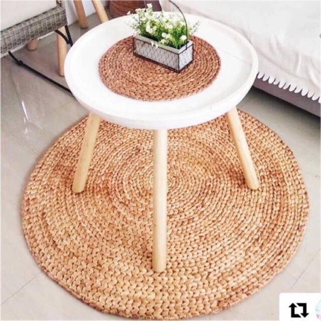 Rug / karpet Bahan eceng gondok diamter 120 cm - Rug/Karpet120cm