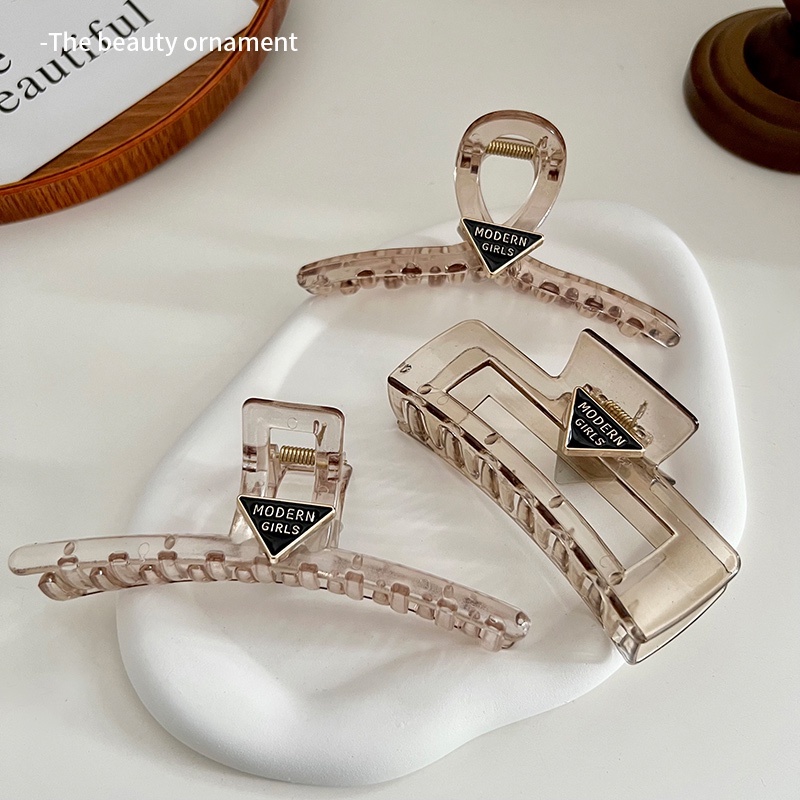 Ins Fashion Jepit Rambut Bentuk Huruf Love Geometris Untuk Aksesoris Rambut Wanita Trendy