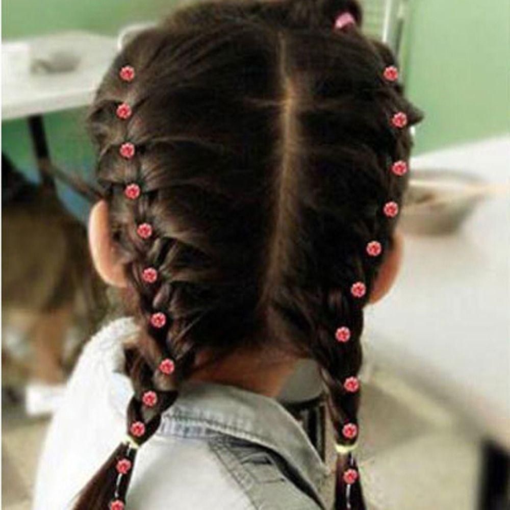 Needway  Rantai Panjang Wig Trendi Kualitas Tinggi Gadis Keren DIY Ponytail Rambut Styling Aksesoris Pernikahan Makeup Anak Kids Fashion Rambut Rumbai