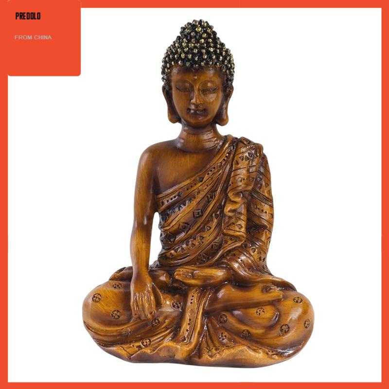 [Predolo] Patung Buddha Resin Patung Buddha Thailand Untuk Meja Taman Ruang Tamu