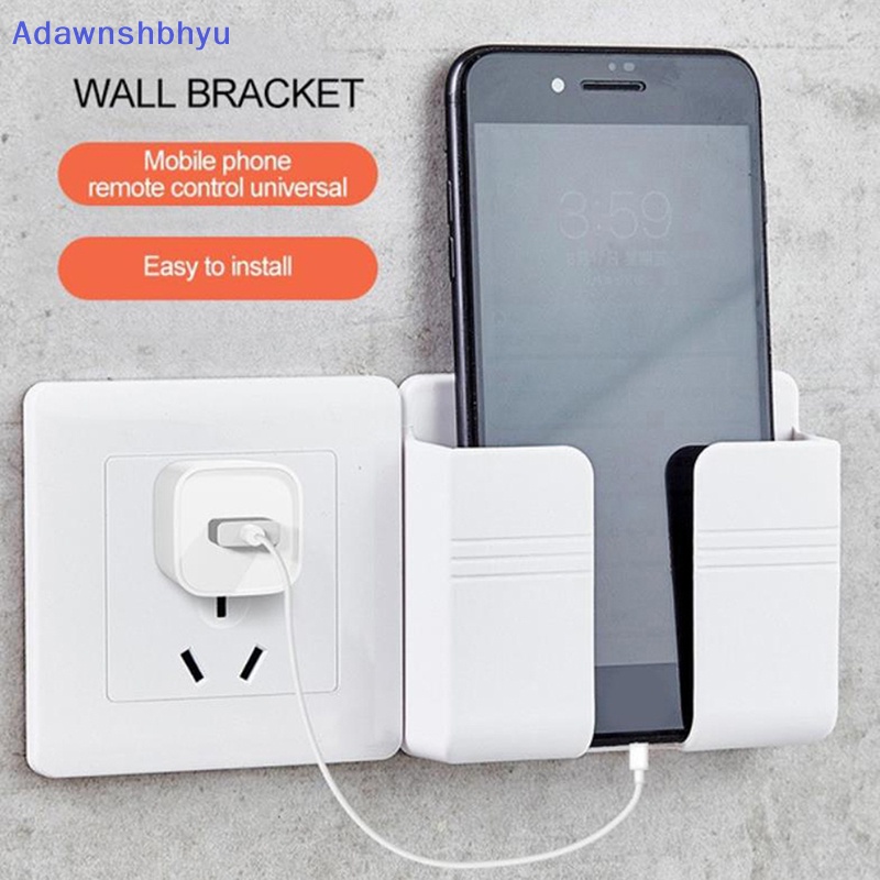 Adhyu Phone Charging Holder Tempel Dinding Stand Perekat Bedside Phone Charging ID