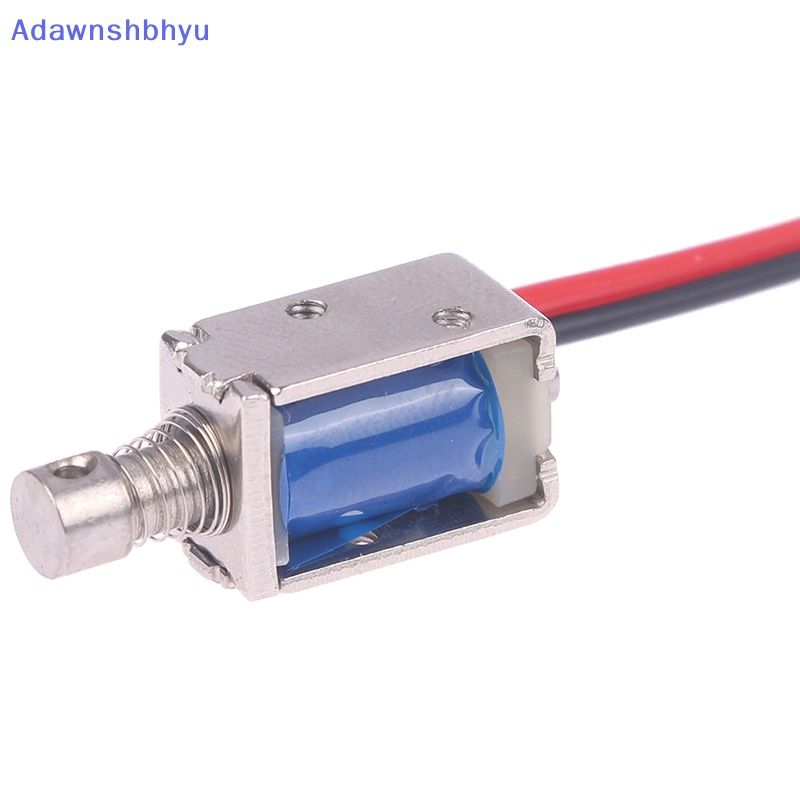 Adhyu DC3V 10mm * 11mm Micro mini Block solenoid Electro Melalui push-pull solenoid Stroke 4mm ID