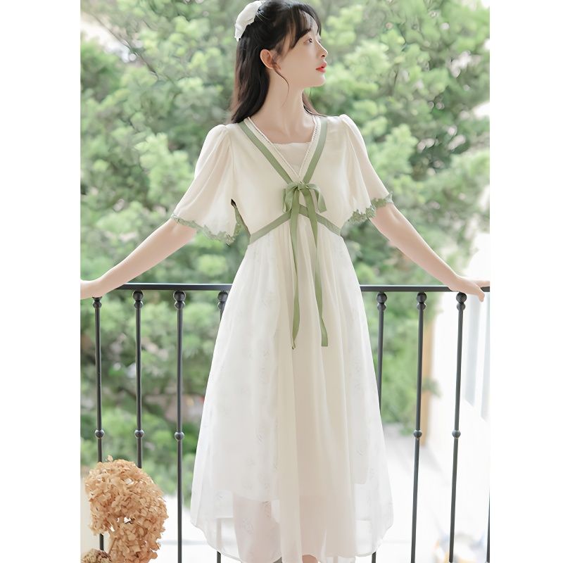 Women's New National Style Improved Hanfu Dress