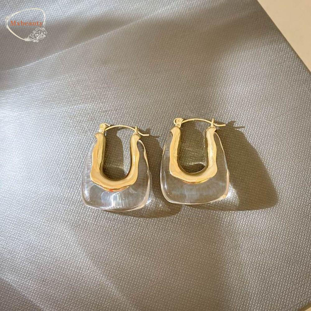 Mxbeauty Anting Wanita Trendi Elegan Indah Geometris Klasik Alloy Stud Earrings