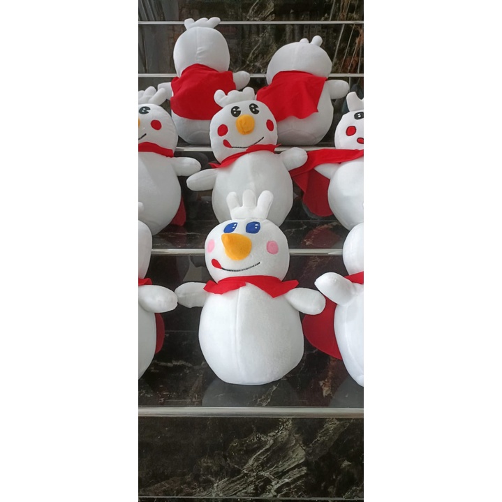 BOP BONEKA MIXUE VIRAL UKURAN JUMBO 39-40CM + LAMPU LED BAHAN LEMBUT PUTIH SUCI CANTIK BERSERI