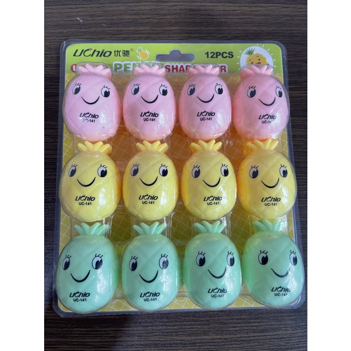 

rautan pensil bentuk nanas smile satuan -ZiiLOngSell