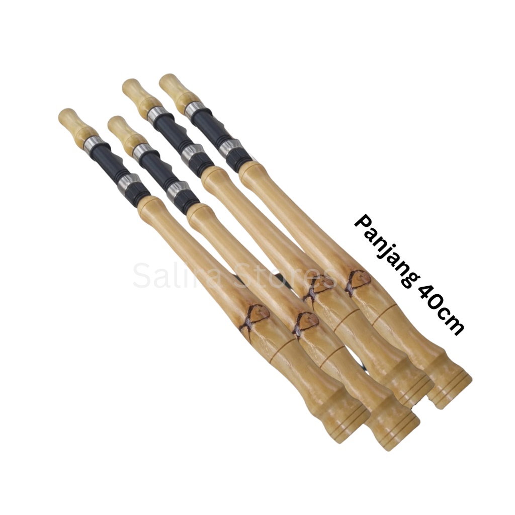 Gagang Joran kayu Pinus Polos+Realseat Type 3