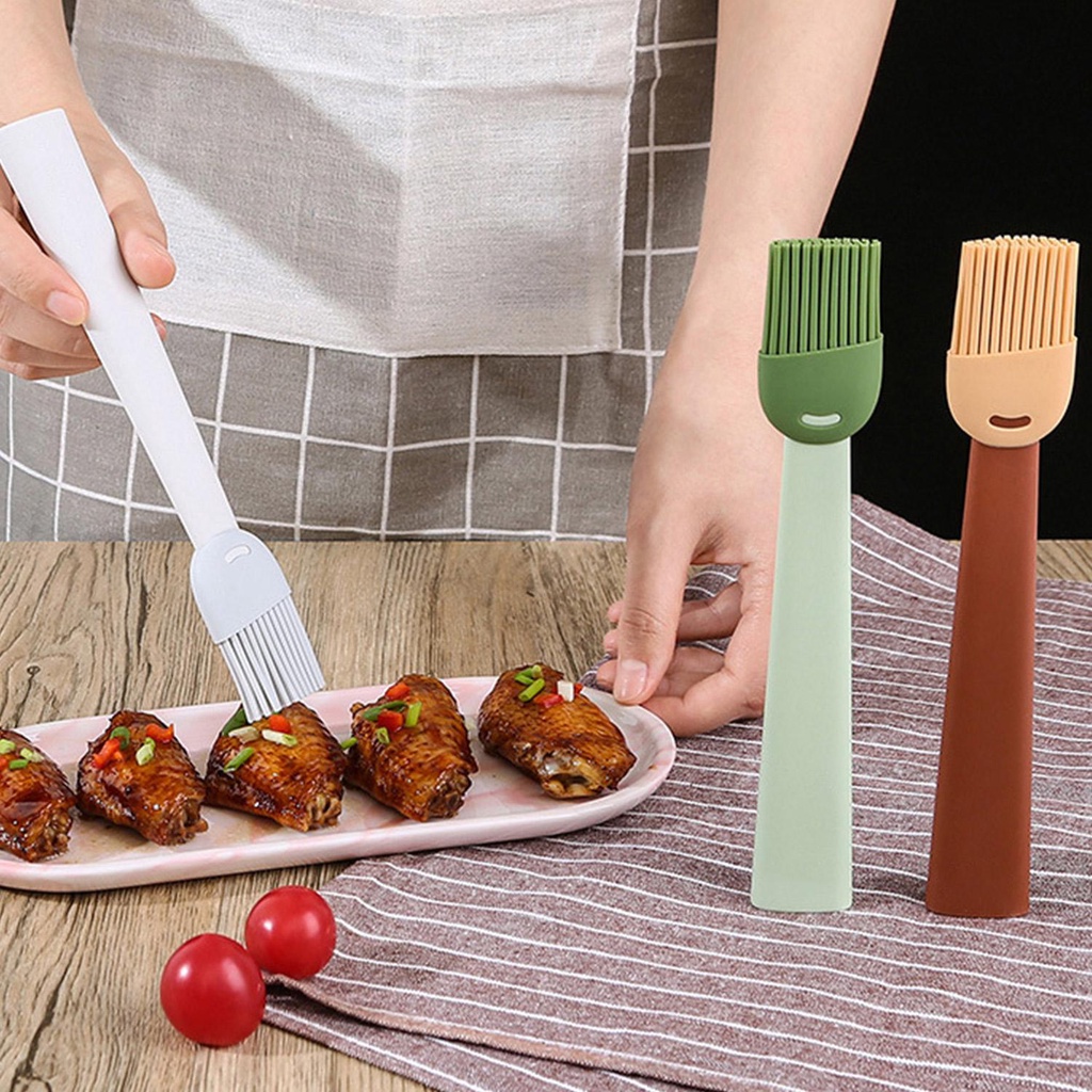 Kuas Oles Silikon Baking Barbecue Tool Pastry Brush Alat Dapur Untuk Memasak Menyebar BBQ