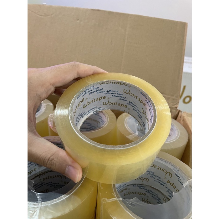 

LAKBAN TRANSPARAN / BENING BOPP TAPE WONTAPE ( 48MM X 90Y )