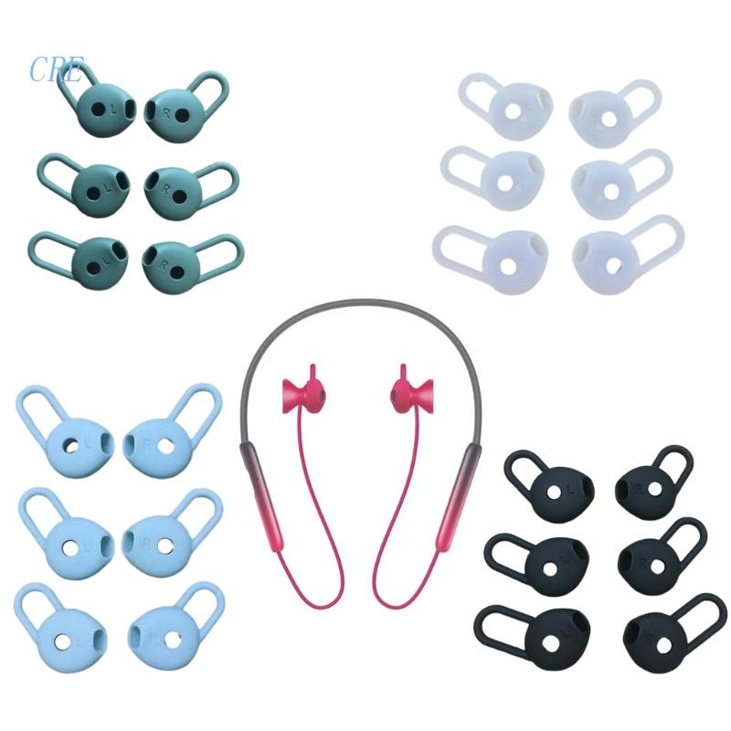 Cre 1set Ear Plugs Anti-Slip Earbud Ujung Telinga Breathable Untuk Earphone AM66 Xsport PRO