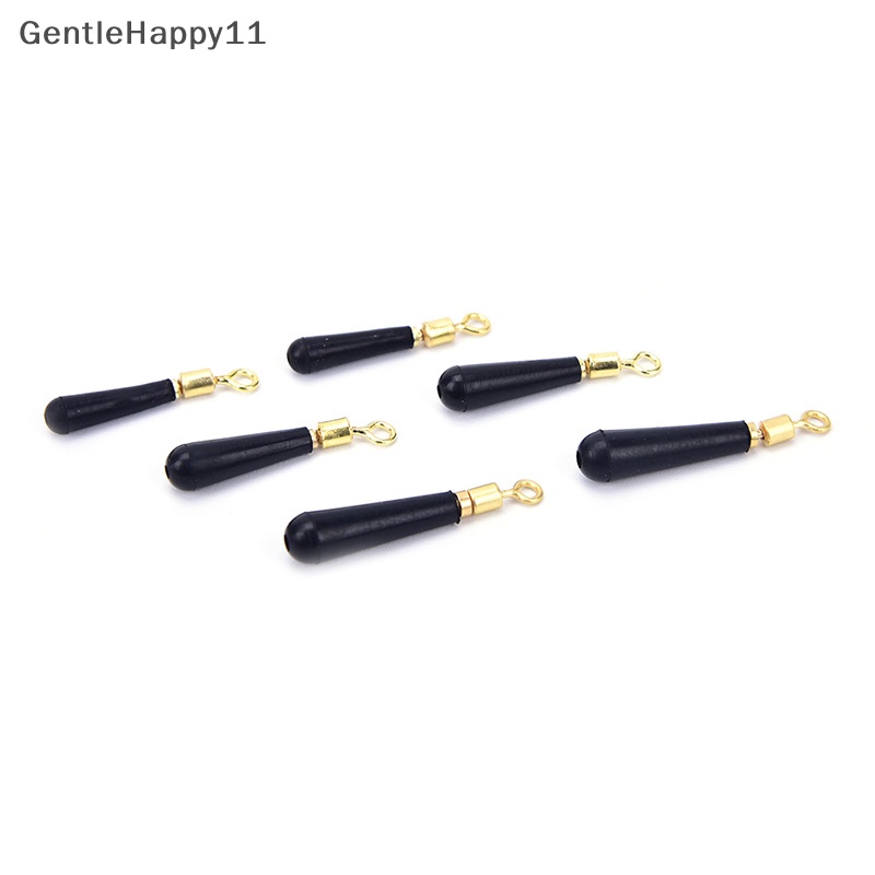 Gentlehappy 10pcs Kepala Tembaga Alat Pancing Rotasi Drift Memancing Mengapung Bobber Seat Rest id