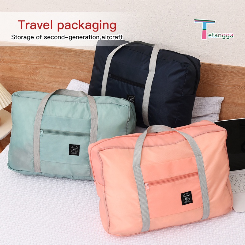 Korea easy travel bag foldable / Tas travel hand carry Murah Tas travel besar lipat hand carry anti air Travel fold bag waterproof organizer VS-137