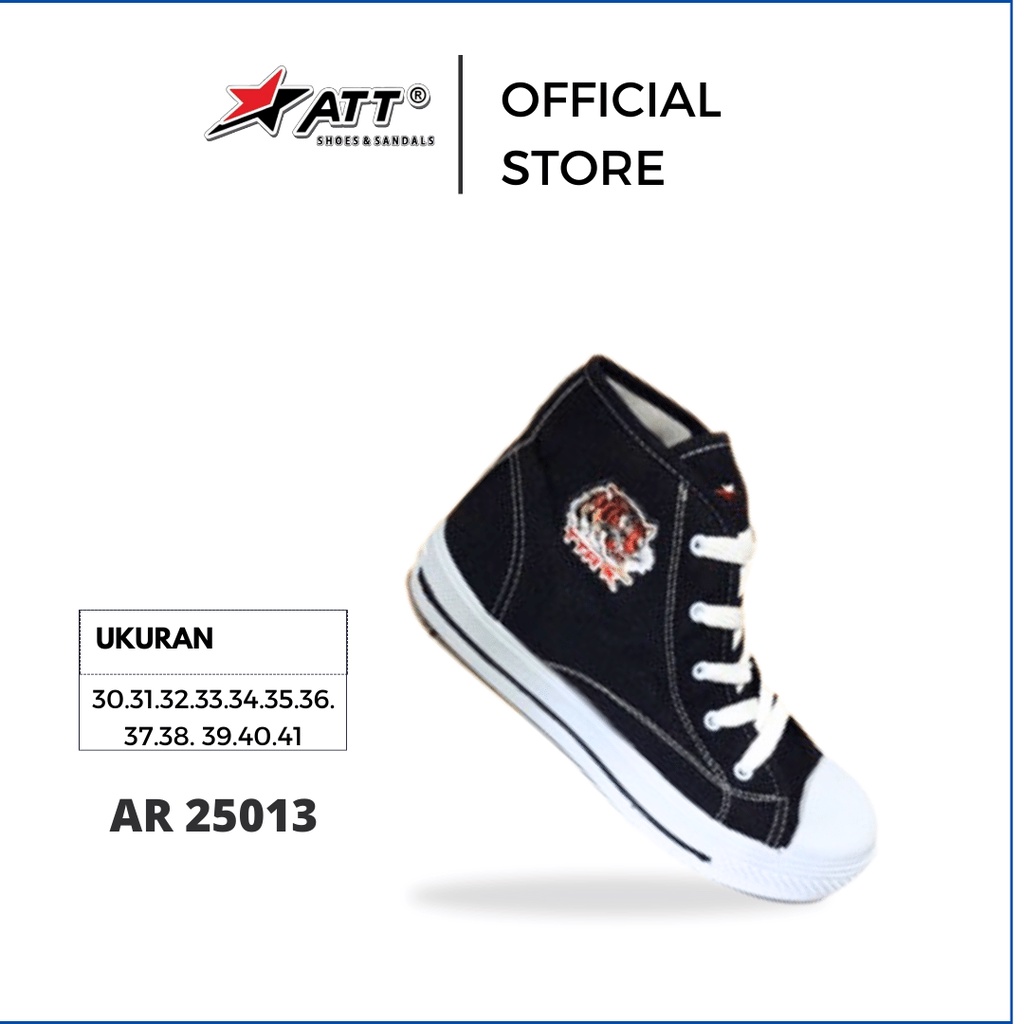 ATT AR 25013 Sepatu Warior/Macan Sneaker Olahraga Anak Sepatu Kain Sepatu Sekolah Anak Original