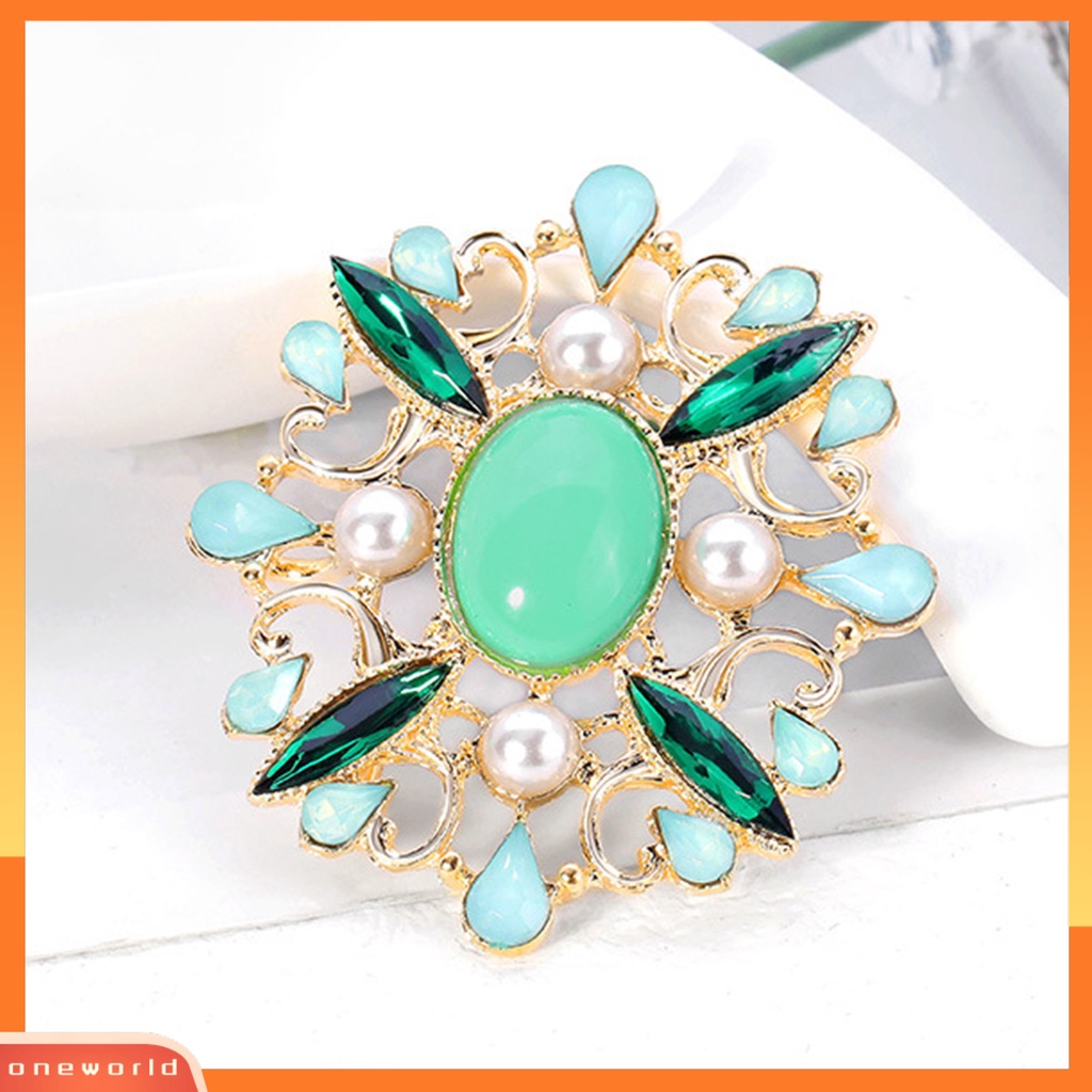 [ONE] Bros Pakaian Bentuk Indah Bahan Alloy Tahan Karat Wanita Jas Perhiasan Bros Kerah Pin Dekorasi Hadiah Ulang Tahun