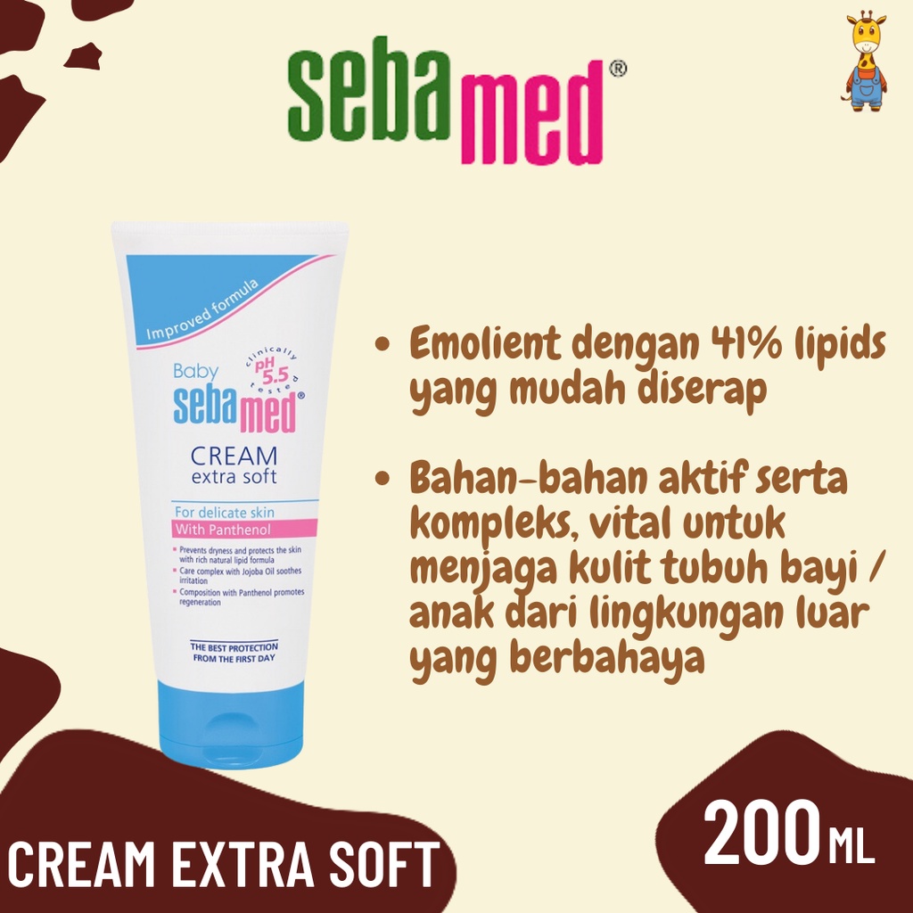 SEBAMED BABY Cream 200ml - Krim Pelembab Kulit Bayi