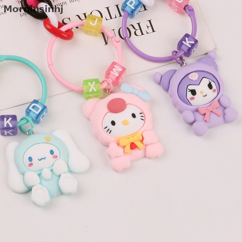 Mornin Hello Kittys Sanrio Gantungan Kunci Kawaii Anime My Melody Cinnamoroll Kartun Siswa Tas Boneka Liontin Aksesori Dekorasi Mainan Anak Perempuan id