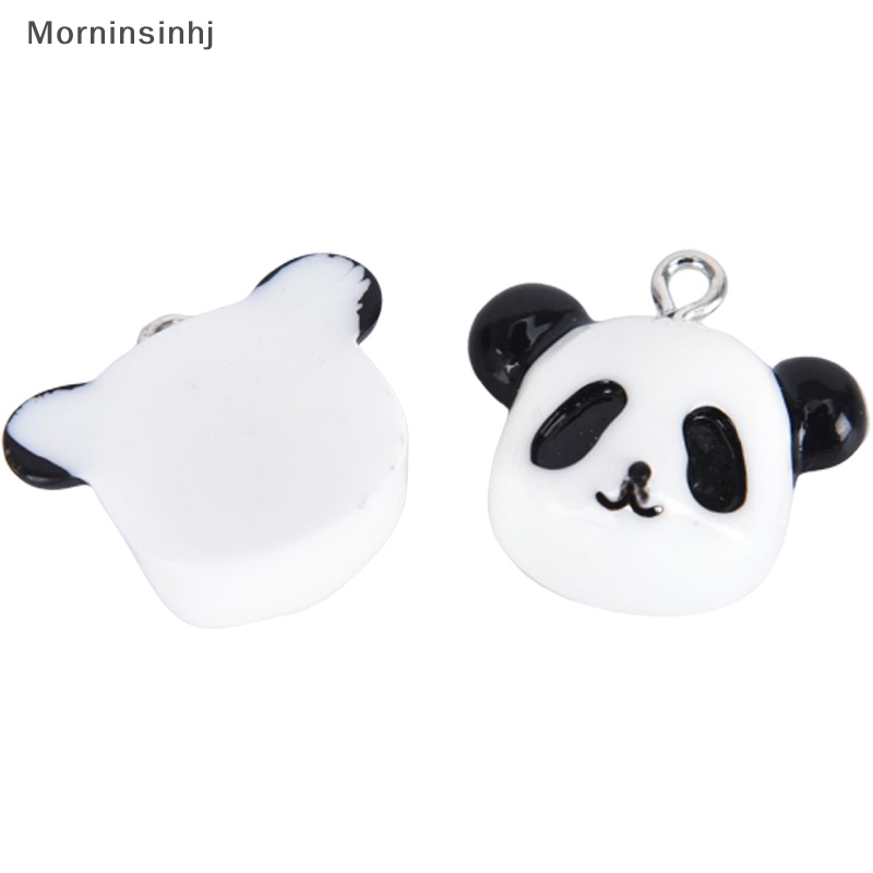 Mornin 20Pcs /Set Resin Panda Ch Liontin Temuan Perhiasan DIY Membuat Kerajinan Hadiah id