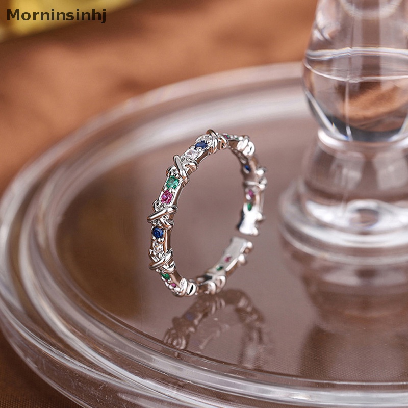 Mornin Vintage Cincin Zirkon Cincin Kreatif Untuk Wanita Pasangan Kawin Pertunangan Perak Desain Indah Bermutu Tinggi Vintage Ring Fine Jewelry id