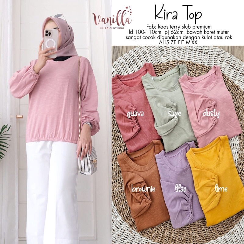 KIRA TOP ORI VANILLA