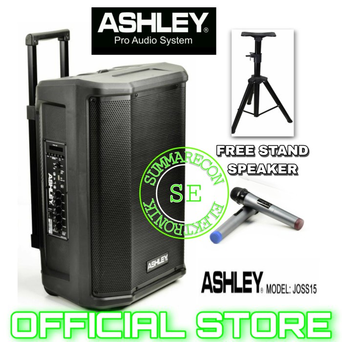 speaker portable 15 inch original ashley joss 15 speaker karaoke