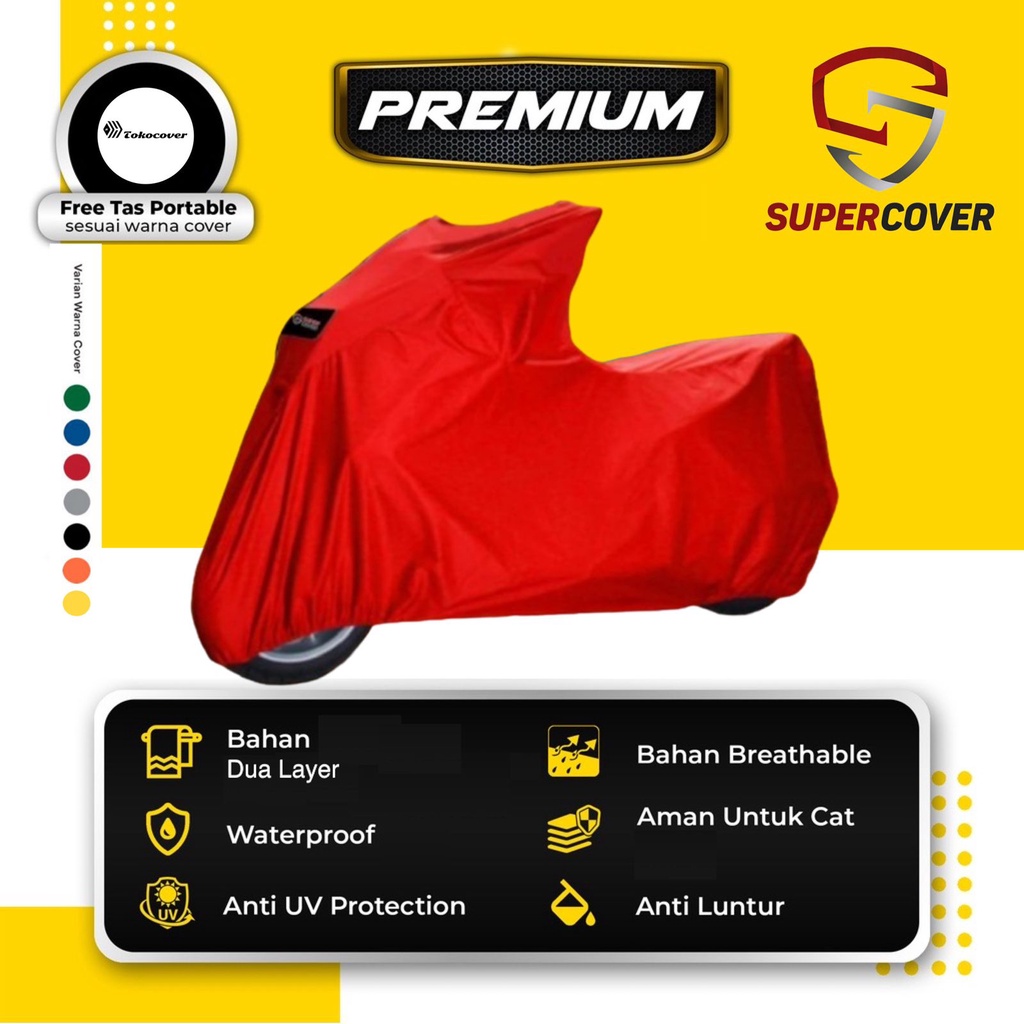 PREMIUM Cover motor TVS APACHE RR 310 / Sarung Motor Xtreme outdoor SUPER COVER