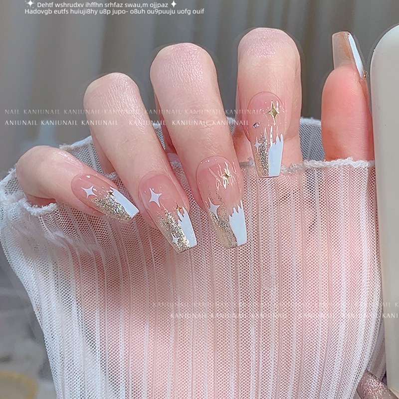 Kreatif Shiny Star Moon Series Nail Art Stiker Dekoratif DIY Sparkling Stickers