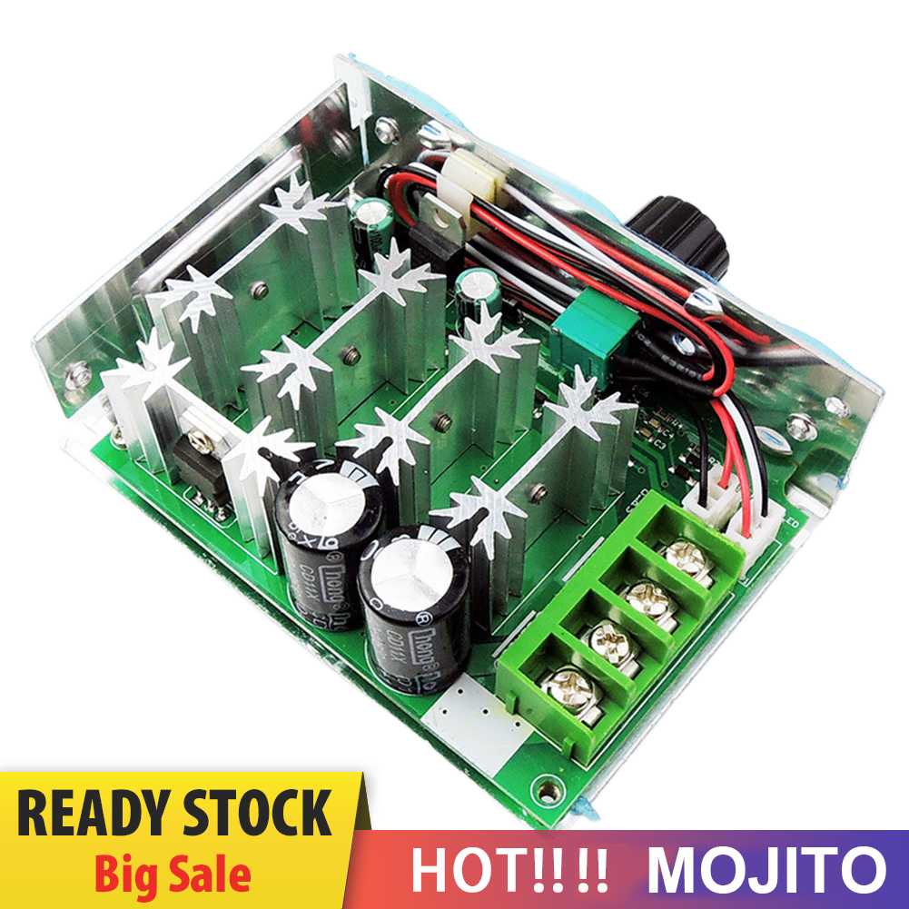 12-50v DC Brush Motor Speed Controller 1500W Max 30A Motor Gubernur Dengan Saklar