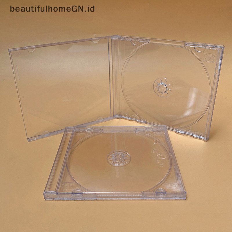 {Cantik} 1pcs ReadStar Plastik Transparan Single Piece Disc case CD case, Kotak Piringan CD DVD Tebal, Kotak Disc~