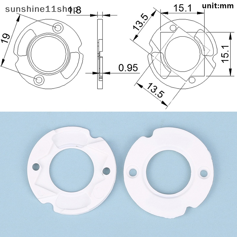 Sho 10PCS Plastik PC Mount Support COB LED Holders Untuk 1304aksesoris Chip Sumber Cahaya Untuk DIY Lampu N