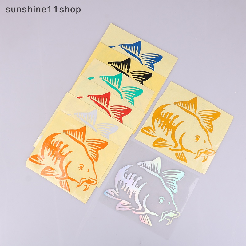 Sho Universal Carp Fishing Mobil Vinyl Decal Art Sticker Kayak Memancing Auto Accessorie N