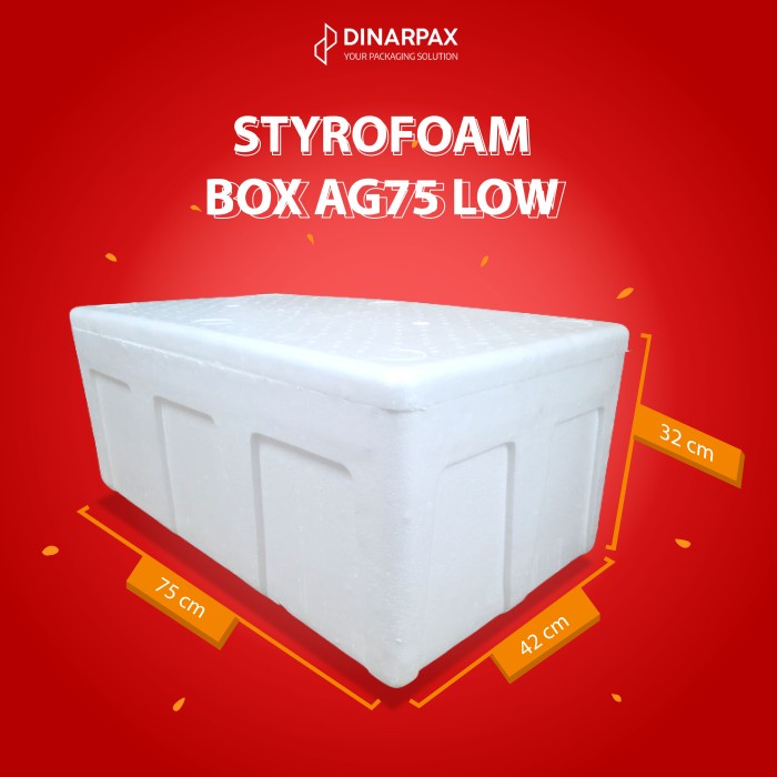 Styrofoam Box Besar AG 75 Low Density / Styrofoam DinarBox / Box AG75