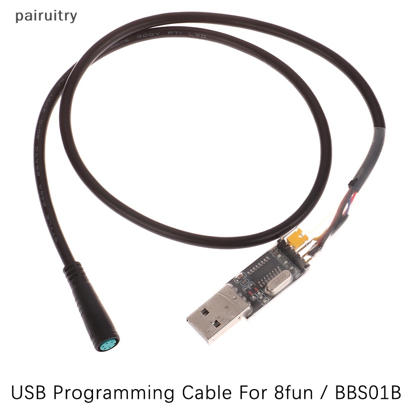 Prt Bafang Kabel Pemrograman USB Kompatibel Dengan 8fun/BBS01B BBS02B BBSHD Mid Drive/Center Electric Bike Motor Programmed Cable PRT