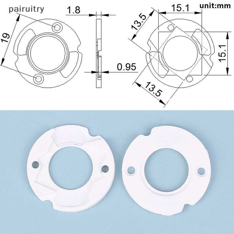 Prt 10PCS Plastik PC Mount Support COB LED Holders Untuk 1304aksesoris Chip Sumber Cahaya Untuk DIY Lampu PRT