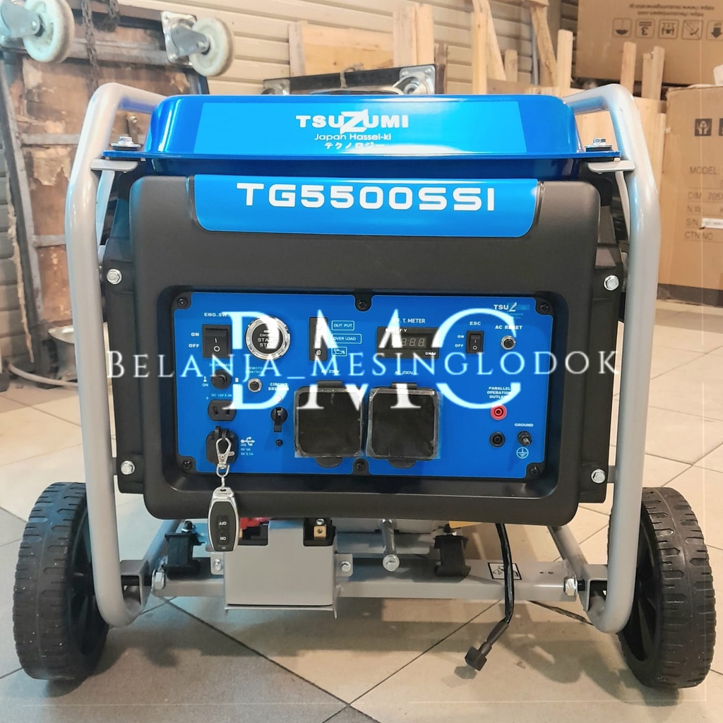 Genset Bensin Tsuzumi TG5500SSI Semi Silent Inverter 5000 watt - 5500 watt