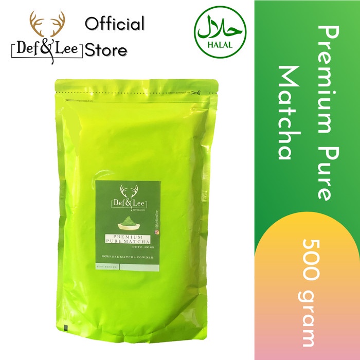 

N.E.W Premium Pure Matcha Greentea Powder 500 gr Bubuk Teh Hijau Murni