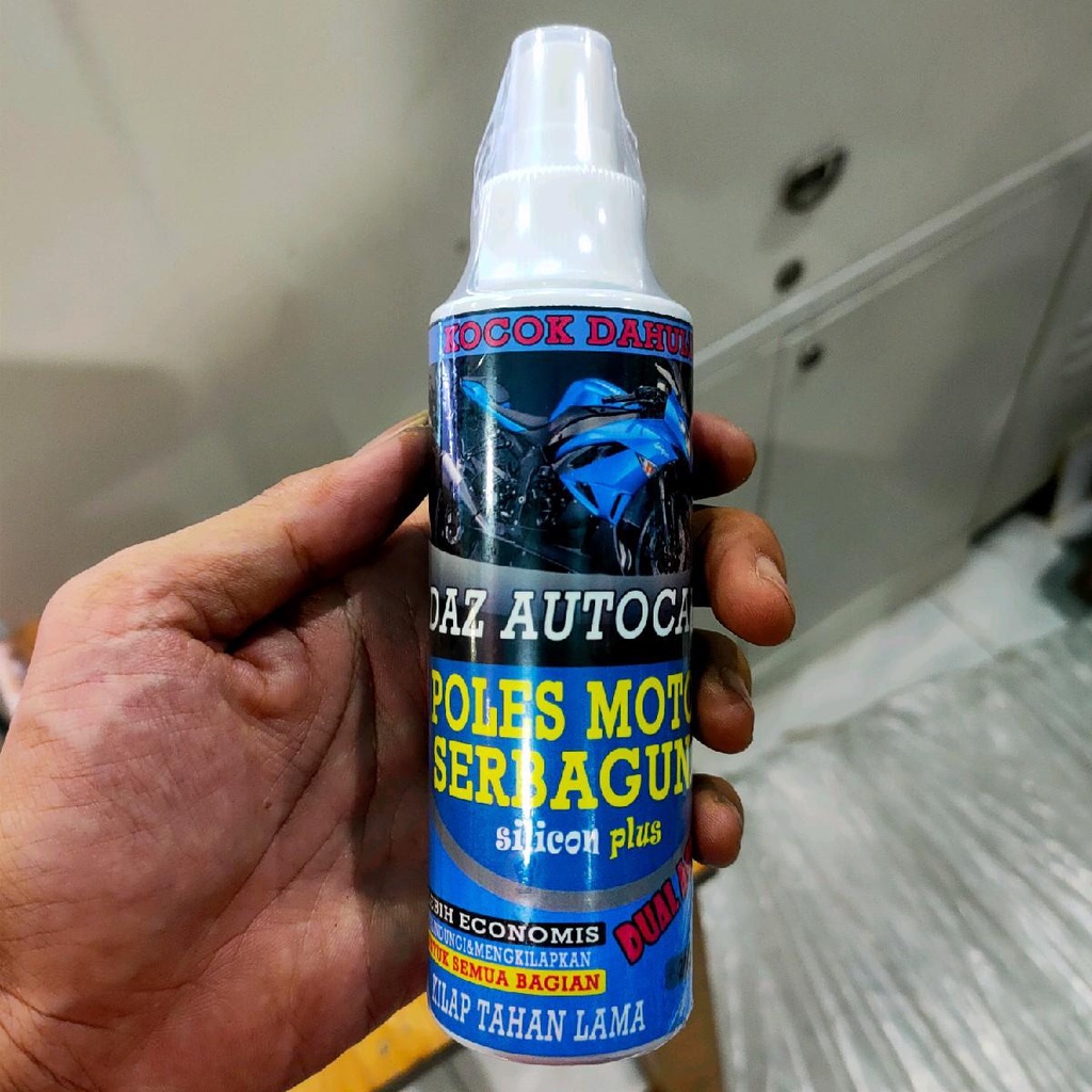 Poles Pengkilap Motor dan Mobil botol spray 200ml - Pengkilap Motor - silicon pengkila -silicon emulsi