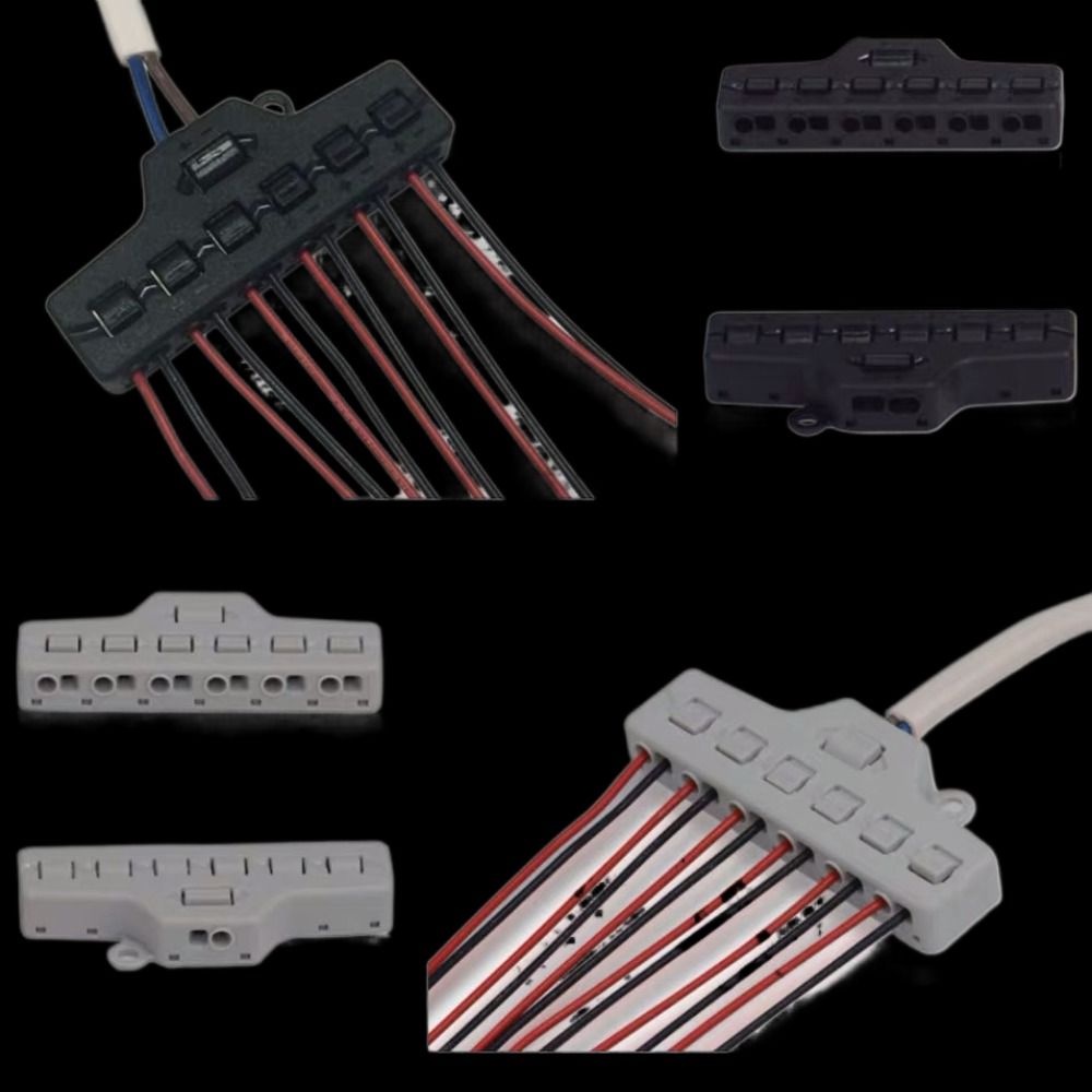 TOP Out Line Splitter 6port Terminal Sambungan Konektor Paralel Distro Block Wire Splitter