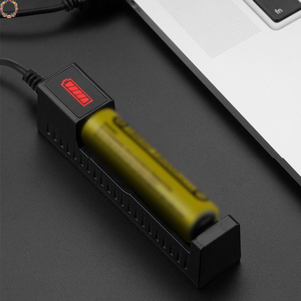 Charger Baterai Intelligent Plastic Rechargeable Dengan Indikator LED Tahan Lama