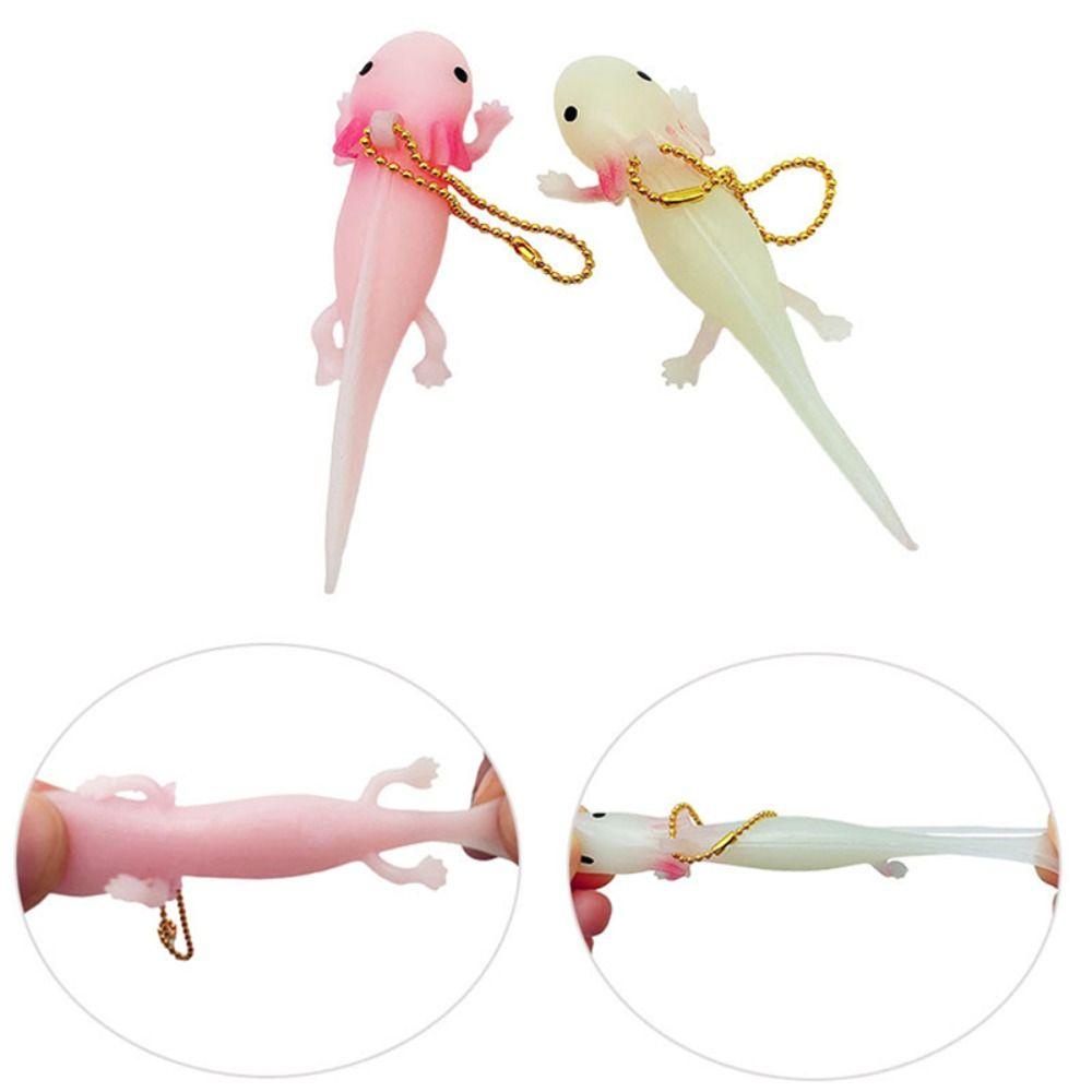 Lanfy Fish Giant Keychain 1pc Gantungan Kunci Lucu Giant Salamander Mainan Untuk Anak Perempuan Prank Joke Toy