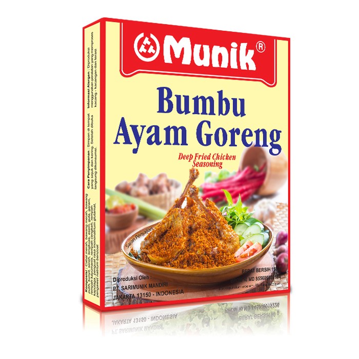 

Murah Bumbu Ayam Goreng Munik - 180 gr