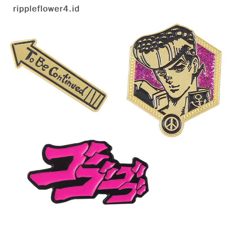 {rippleflower4.id} Anime Enamel Pin To Be Conued Bros Ransel Lencana Perhiasan Hadiah~