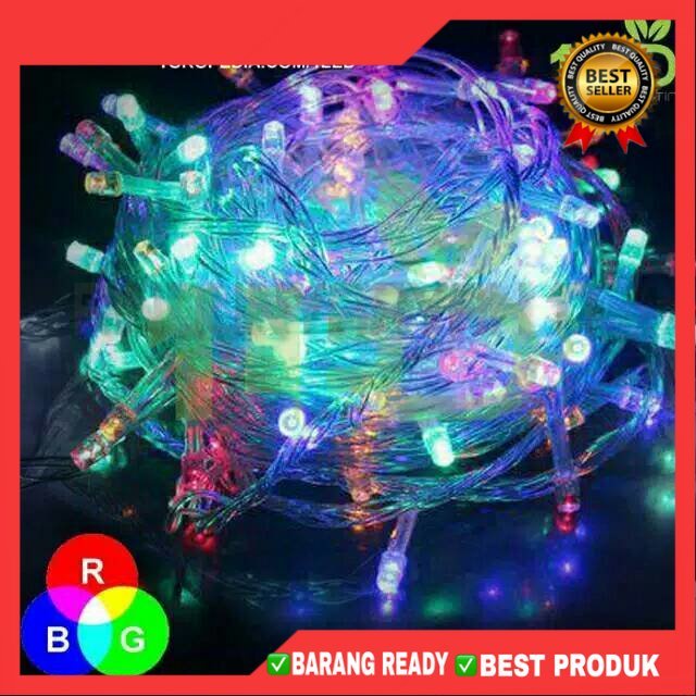 [RA]LAMPU TUMBLER PELANGI/RAINBOW 40 LED TERLARIS