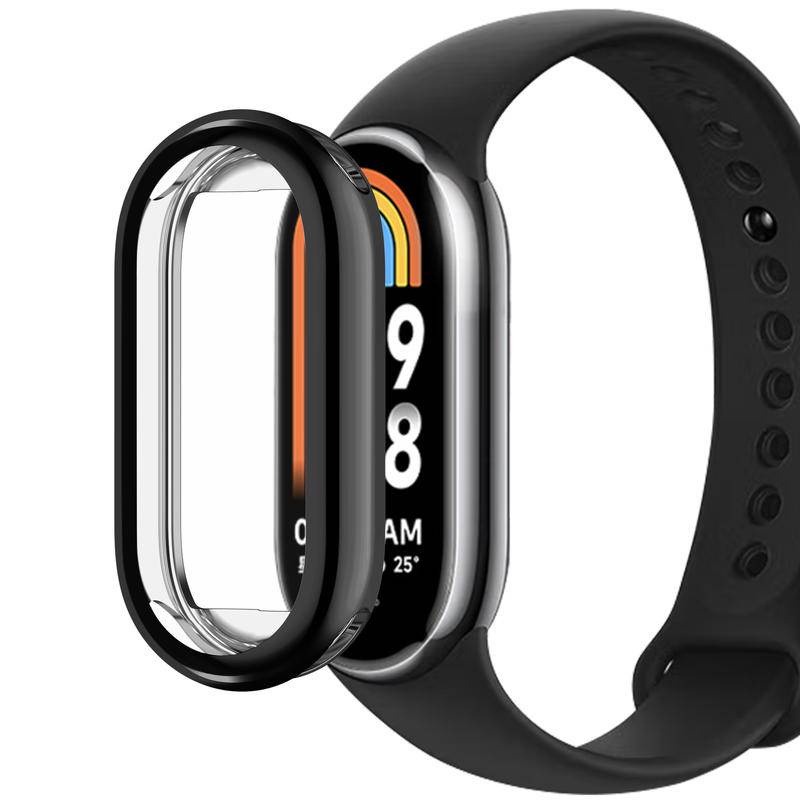 Soft TPU case Pelindung Layar Untuk Xiaomi Mi Band8 Smartwatch Full Cover Pelindung Shell case Untuk Mi Band8 Aksesoris