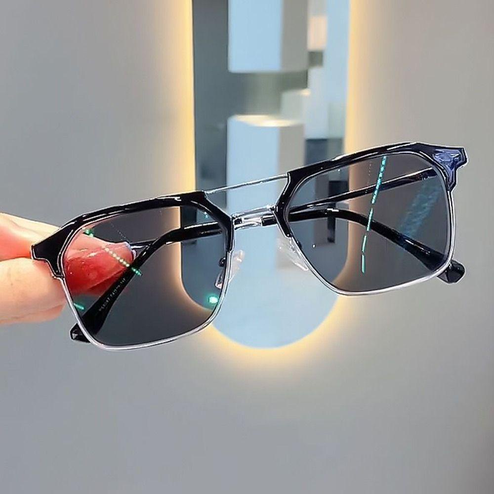 Populer Anti-Cahaya Biru Kacamata Mode Portabel Perubahan Warna Ultra Ringan Bingkai