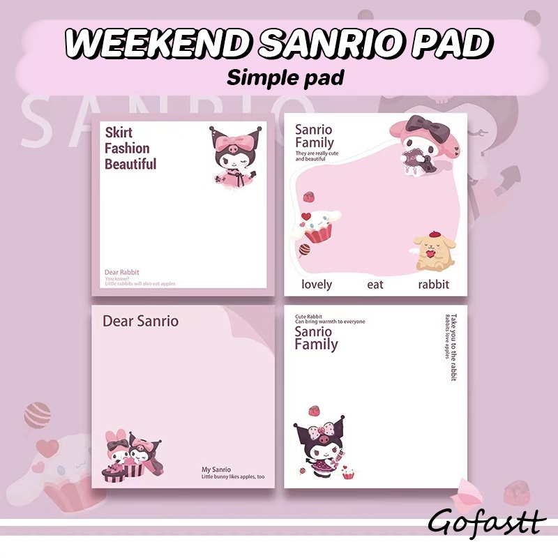 

Sticky Note Buku catatan buku catatan siswa yang dapat disobek catatan tempel dekoratif-G
