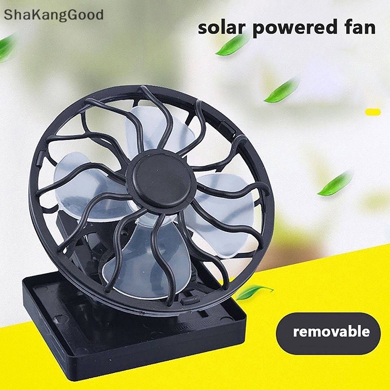 Kipas Angin Kecil Mini Selip portable cooling fan clip-on Kipas camping Surya outdoor SKK